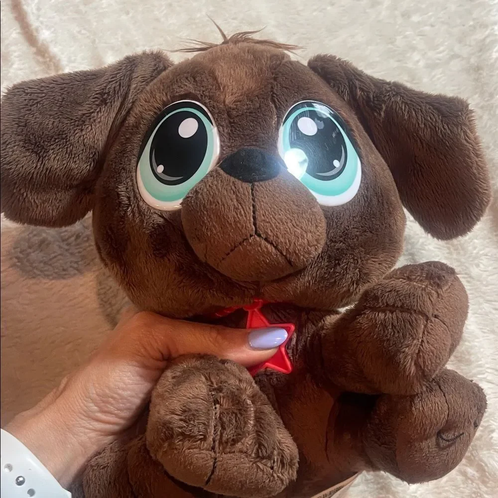 Pound puppies Brown Plush Puppy Toy